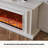 French-style decorative fireplace with simulated fake flames-1780615621