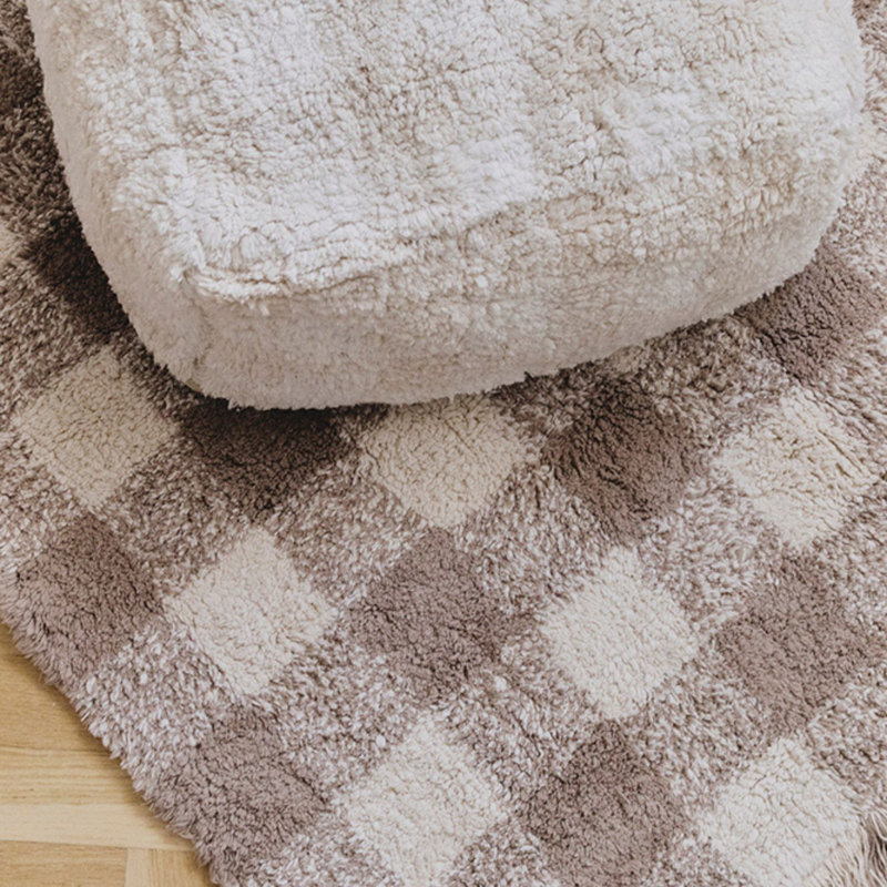 Pouf Vichy, Ivory