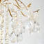 Lustre en cristal à gradation de 6 lumières Mid-Century-269424412-269424414