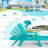 Outdoor Chaise Lounge Hdpe Reclining Chair-644212000