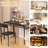 43.3" Dining Table Set For 4, 4 Piece Kitchen Table Set With Bench And Chairs For Small Space, Apartment, Living-Room, Restaurant-501642057