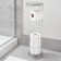 iDesign Classico Free Standing Toilet Paper Holder with Shelf for Bathroom