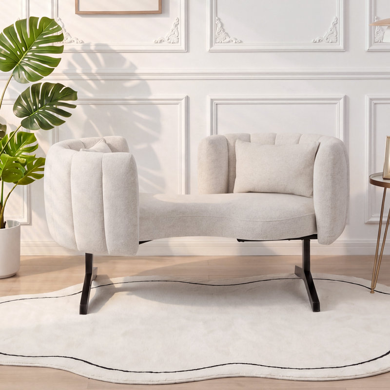 Canapé 53,5 po Modren , Beige