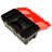 vidaXL Tool Box Plastic 18.19x10.08x9.53" Red