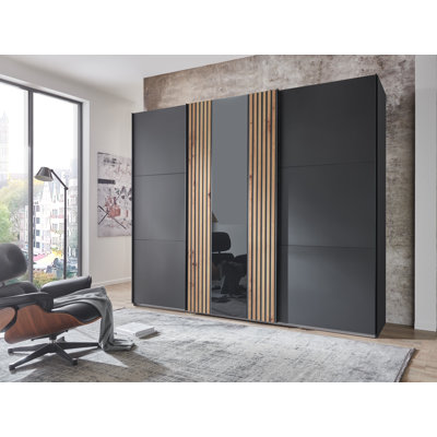 Sahalie 3 Door Manufactured Wood Wardrobe