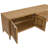 Kendal 70'' Solid Wood Media Console – Oak TV Stand with Reeded Doors (Fits TVs up to 78")-122781055