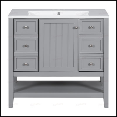 Meuble-lavabo 36 po avec trois tiroirs
