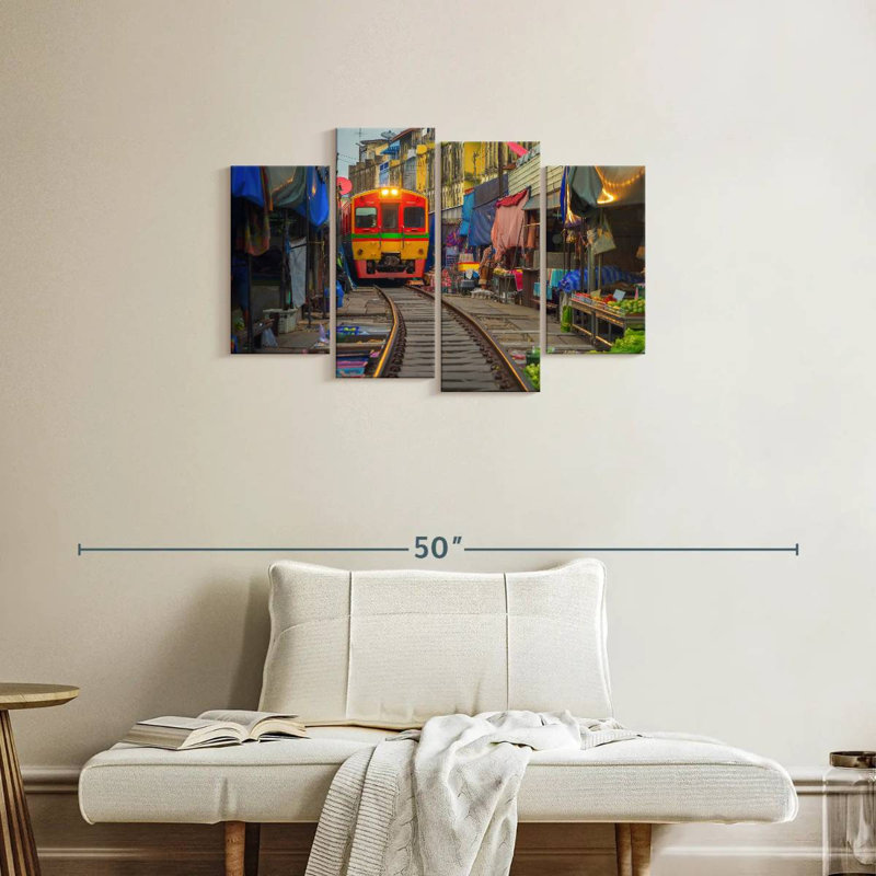 Lilie Mae Klong Railway Market, 22" H x 36" W