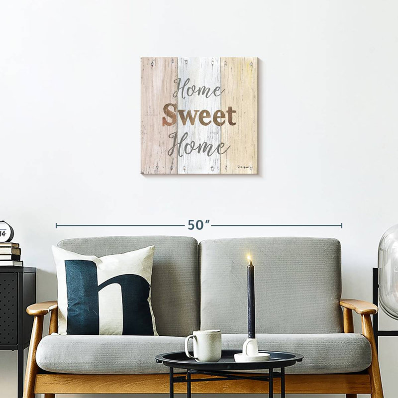 Plaque murale Kema Farmhouse Home Sweet Home, H 20 po x l 20 po