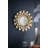 Round Gold Metal Mirror