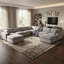 Canapé modulaire rembourré 9 pièces Nuccio-112602388