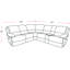 Canapé modulaire inclinable électrique 6 pièces Pomona-657479815