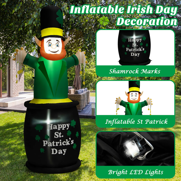 Northlight 12.5 LED Lighted Irish St. Patrick's Day Leprechaun