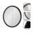 Wooden Round Beaded Mirror-866331323