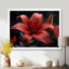 Photo moderne de lys rouges et noirs - art mural lys-2032650163-2032650164