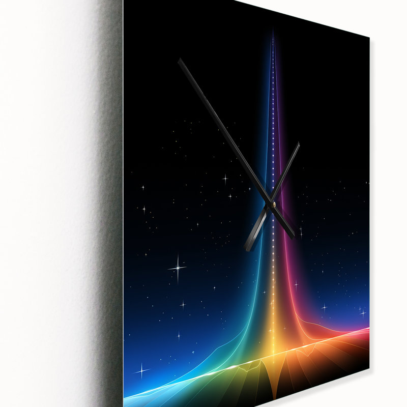 Horloge murale Singularity Consciousness Ascension IV, H 32 po x l 16 po x P 1 po
