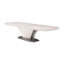 Fantosini Pedestal Dining Table - Silver Mist