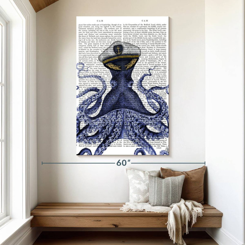 Brampt Captain Octopus, 51" H x 34" W