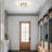 Alixandra 2-Light Flush Mount Glass Ceiling Light with Metal Frame-1640798741-1621395374