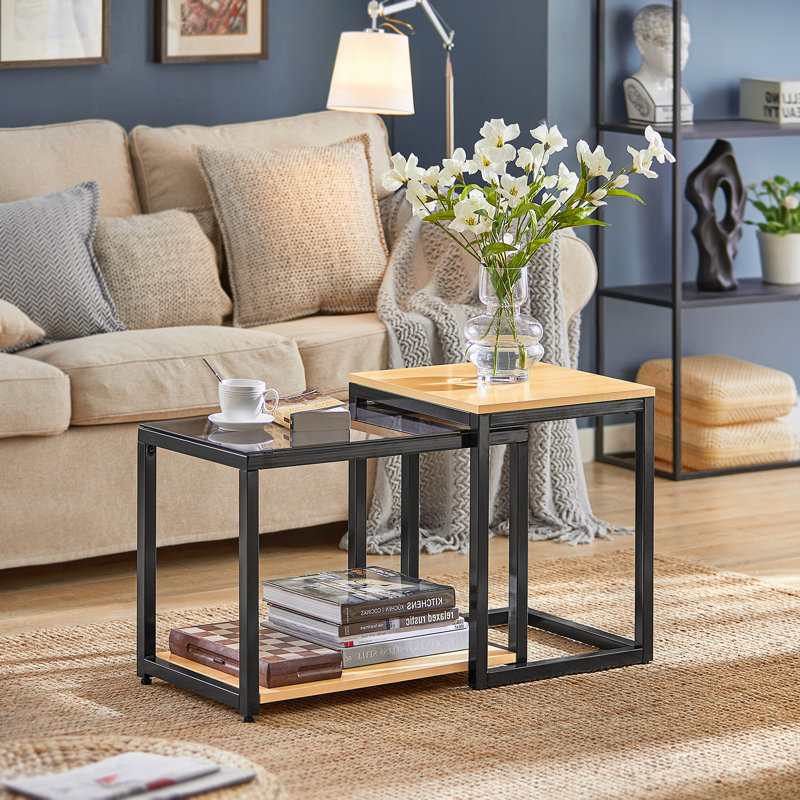 Carmean Nesting Tables, Natural Brown