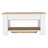 Storage Table, Four Legs, Lower Shelf, Light Oak / White-1237262404