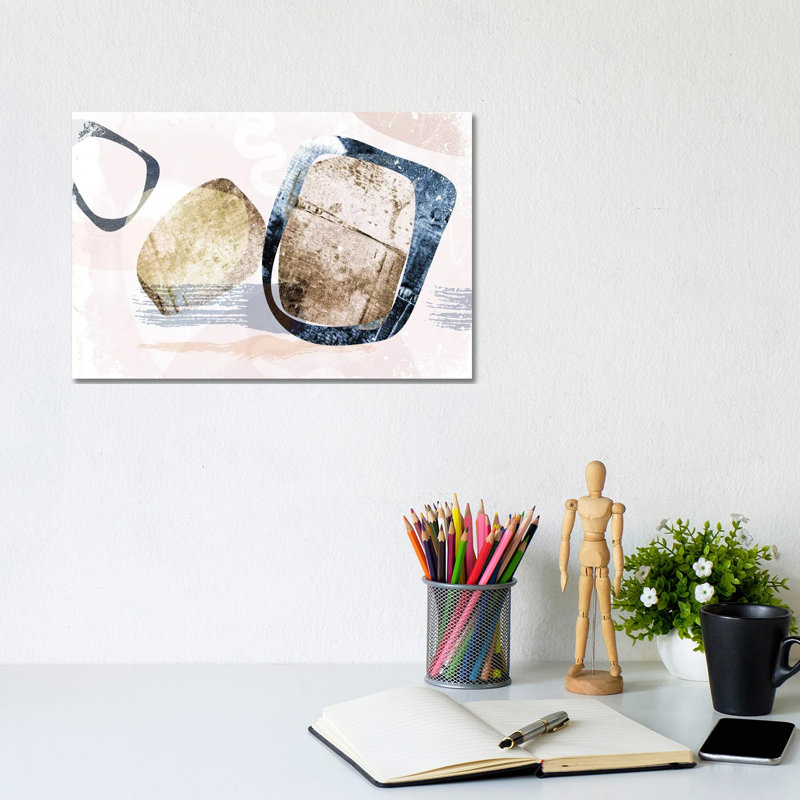 Stone Gem I by Delores Naskrent - Wrapped Canvas Print, 20.32 cm H x 30.48 cm W