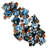 Modern Abstract Wall Decor on Metal