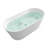 67" Premium Solid Surface Deep Soaking Bathtub