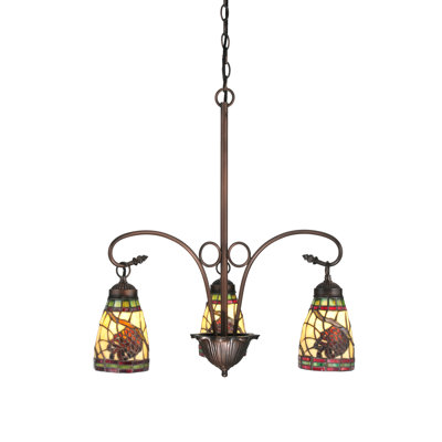 Meyda Tiffany & Stained Glass 3 - Light Chandelier