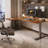 Modern Minimalist Solid Wood L-Shaped Desk-1781239717