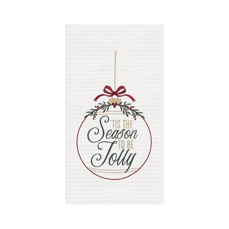 Season To Be Jolly Ornament Towel