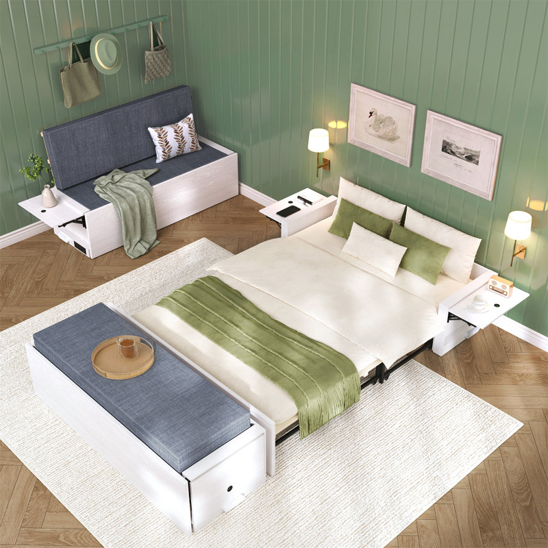 Full / Double Bed, White