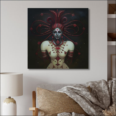 Lady Erzulie Yoruba, déesse africaine de l'amour sur toile