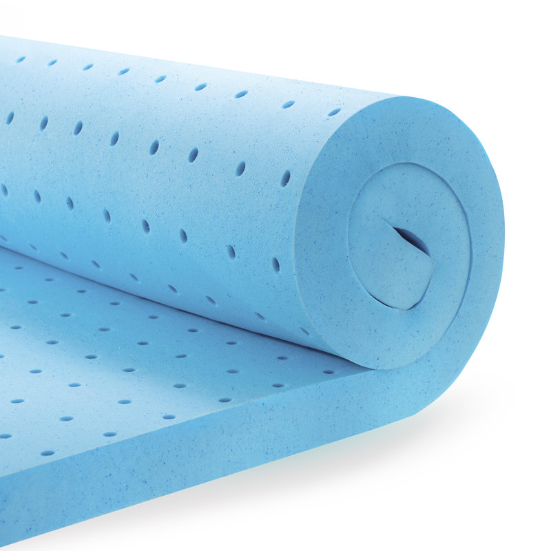 Towle 2'' Gel Memory Foam Mattress Topper, Extra Long Twin 