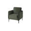 Chaise d'appoint élégante avec pieds en métal