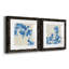 Falling Leaves III - ensemble de 2 reproductions d'art sur papier encadré-735811411-735811410