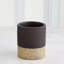 Java Vase-Matte Black/Gold Metallic-Sm-1887185477