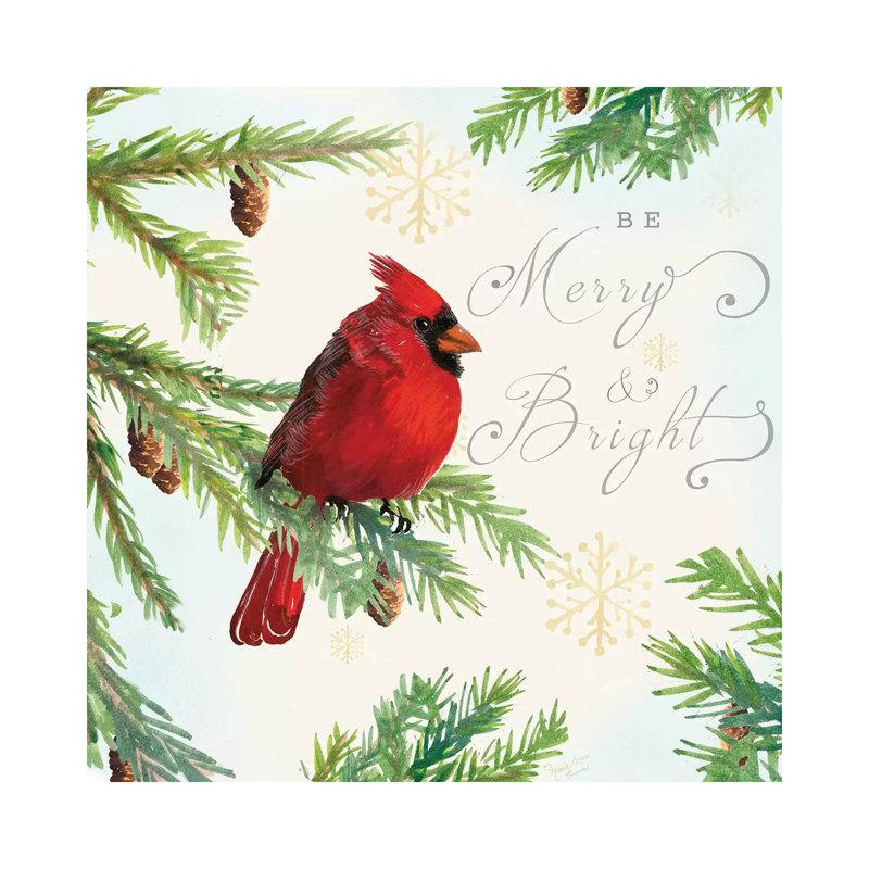 Christmas Blessings I by Marie Elaine Cusson - Wrapped Canvas Print, 93.98 cm H x 93.98 cm W x 1.91 cm D
