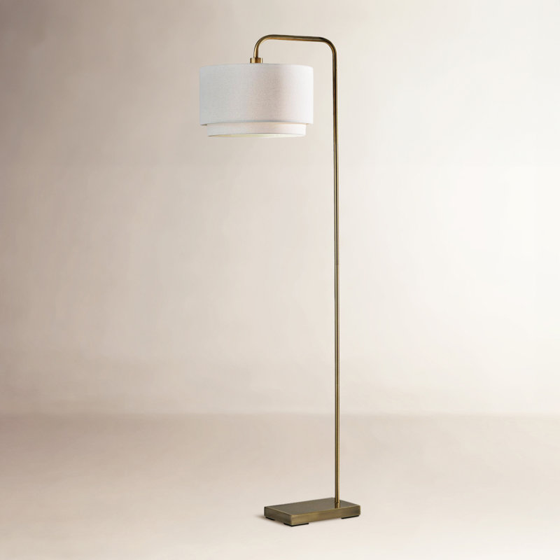 Finley 65'' Polished Arched Floor Lamp
