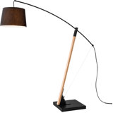 Archer 87.4'' Matt Black Task Floor Lamp
