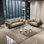 4 Piece Faux Leather Standard Living Room Set