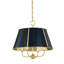 Cambridge Stainless Steel 4-Light Chandelier-1746912381
