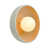 Blanc mat / or champagne