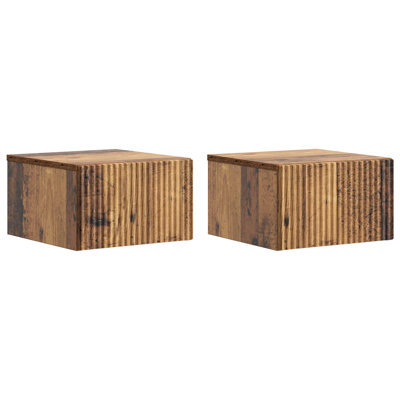 33cm W Manufactured Wood Bedside Table