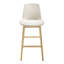 Amar Bar Stool In Fabric And Natural Ash Base - Set Of 1-952836596