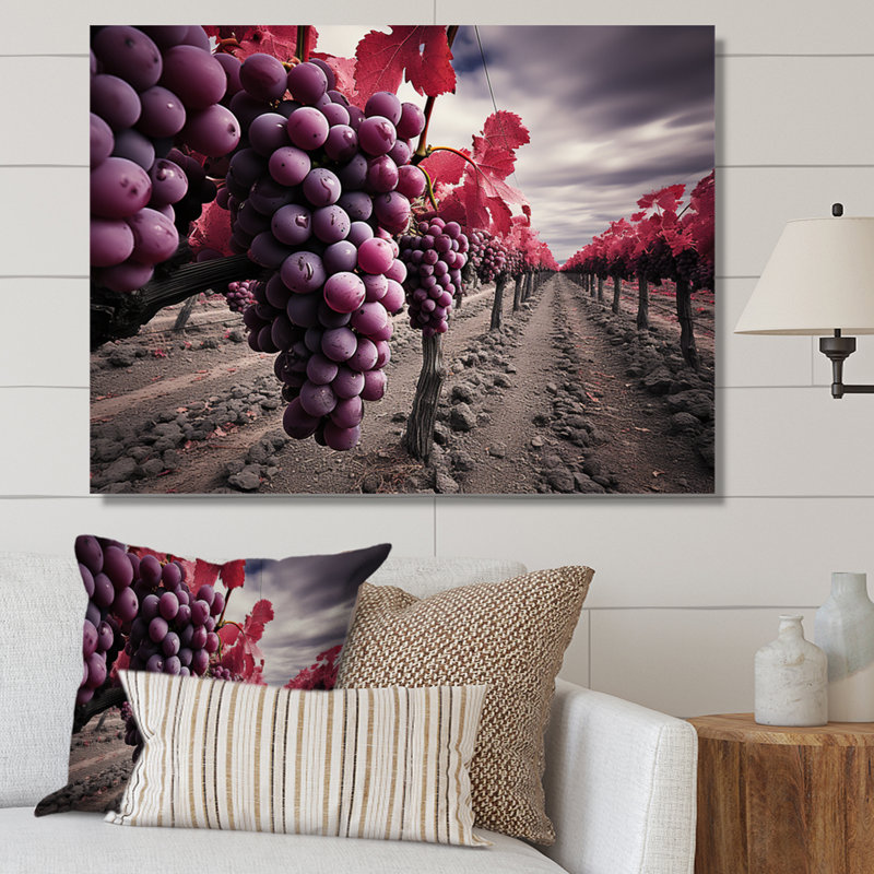 " France Bordeaux Vineyard Symphony II ", H 30 po x l 40 po x P 1,5 po, Toile tendue