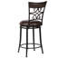 Cirrus Swivel Upholstered Counter Stool with Metal Frame-1039996497
