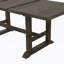 Ensemble de table de salle à manger extensible 6 pièces avec rallonge amovible, table de cuisine avec chaise d'appoint rembourrée et un banc-1179097706