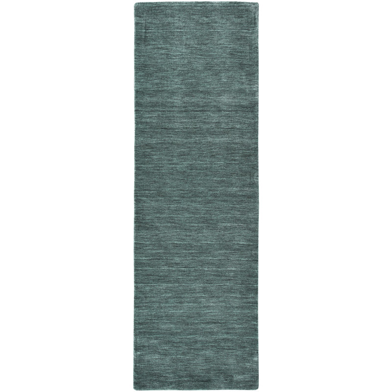 Chazy Handmade Tufted Wool Green Area Rug, Rectangle 3'6" x 5'6"
