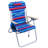 Tommy Bahama Hi-Boy 17" Seat Height 4-Position Lace-Up Suspension Folding Beach Backpack Chair-1680128016